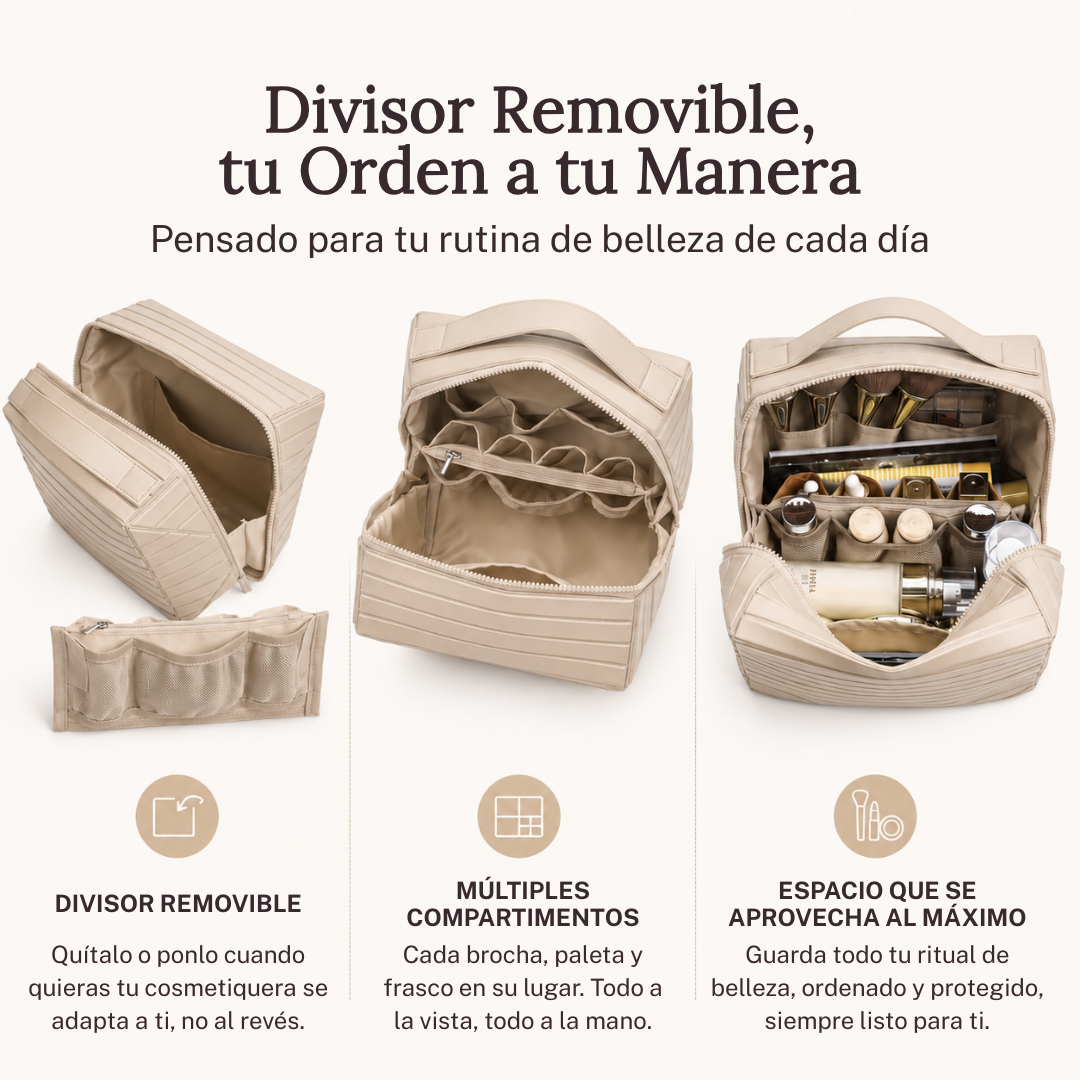Pleat™ Cosmetiquera Práctica de Viaje