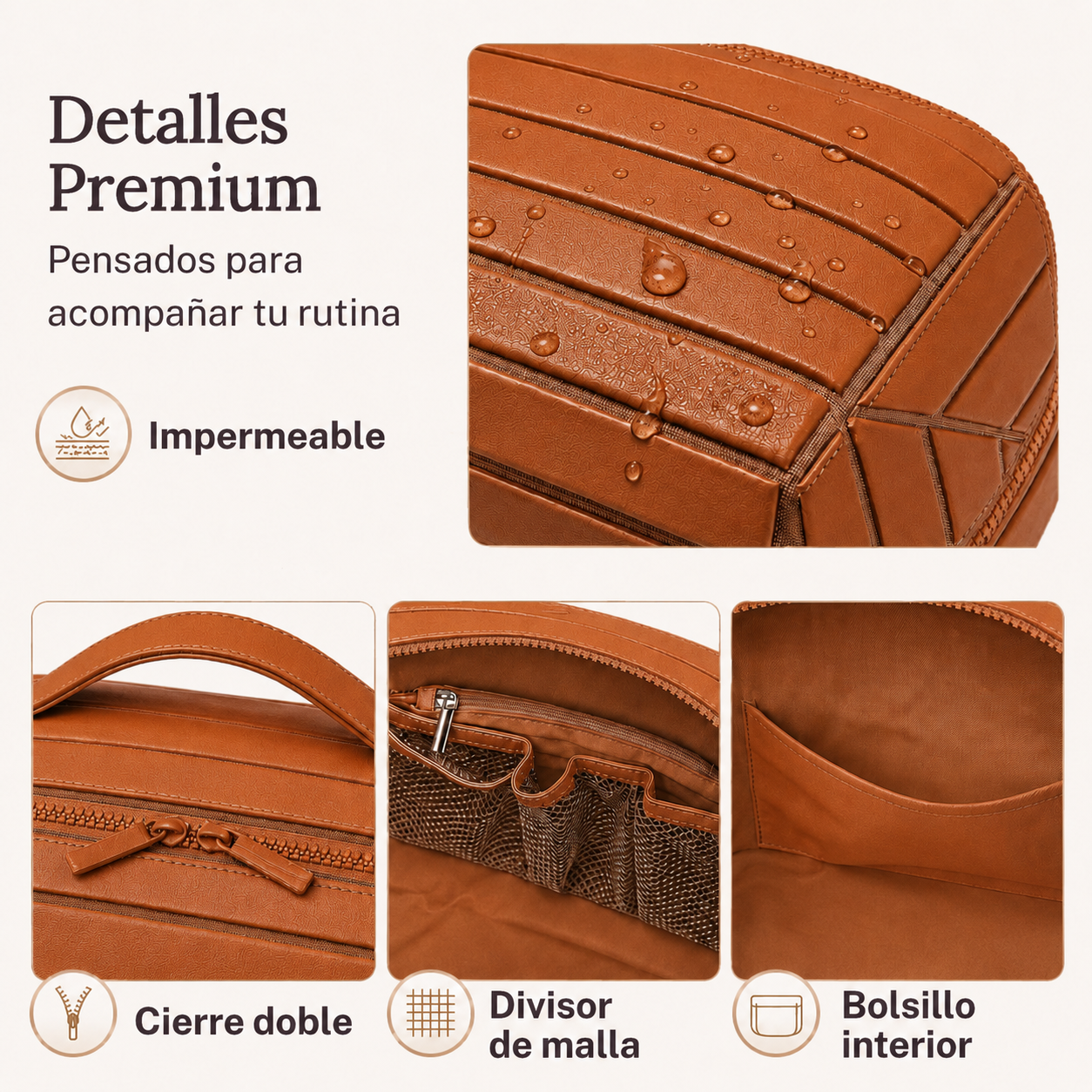 Pleat™ Cosmetiquera Práctica de Viaje