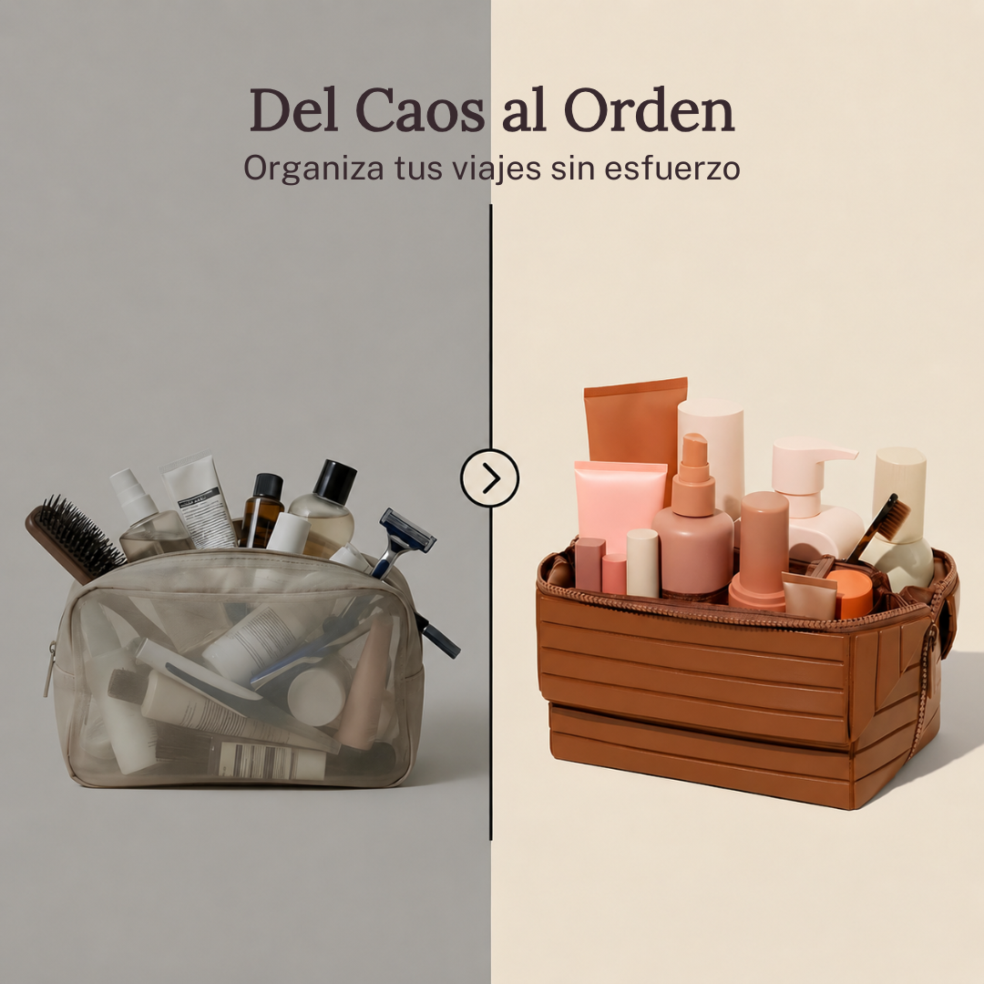 Pleat™ Cosmetiquera Práctica de Viaje